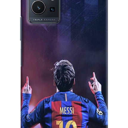 Messi Vivo Y75 5G/Vivo T1 5G Hard Case Back Cover by Casekaro