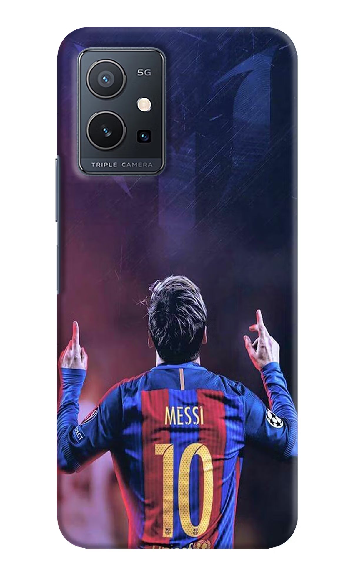Messi Vivo Y75 5G/Vivo T1 5G Hard Case Back Cover by Casekaro
