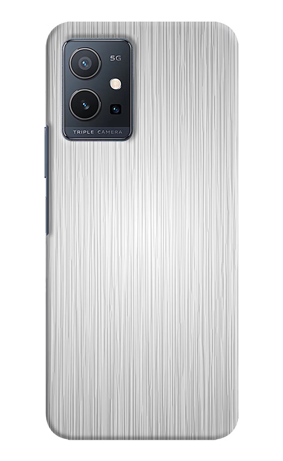 Wooden Grey Texture Vivo Y75 5G/Vivo T1 5G Hard Case Back Cover by Casekaro