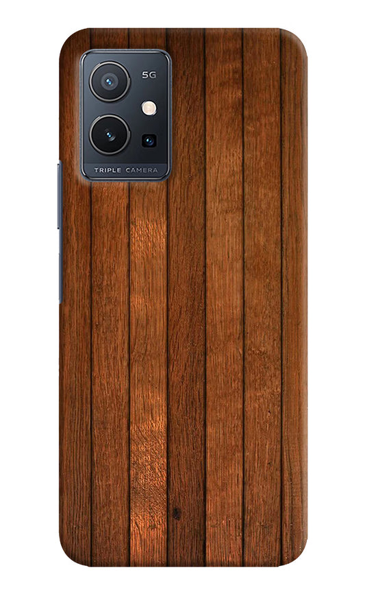 Wooden Artwork Bands Vivo Y75 5G/Vivo T1 5G Hard Case Back Cover by Casekaro