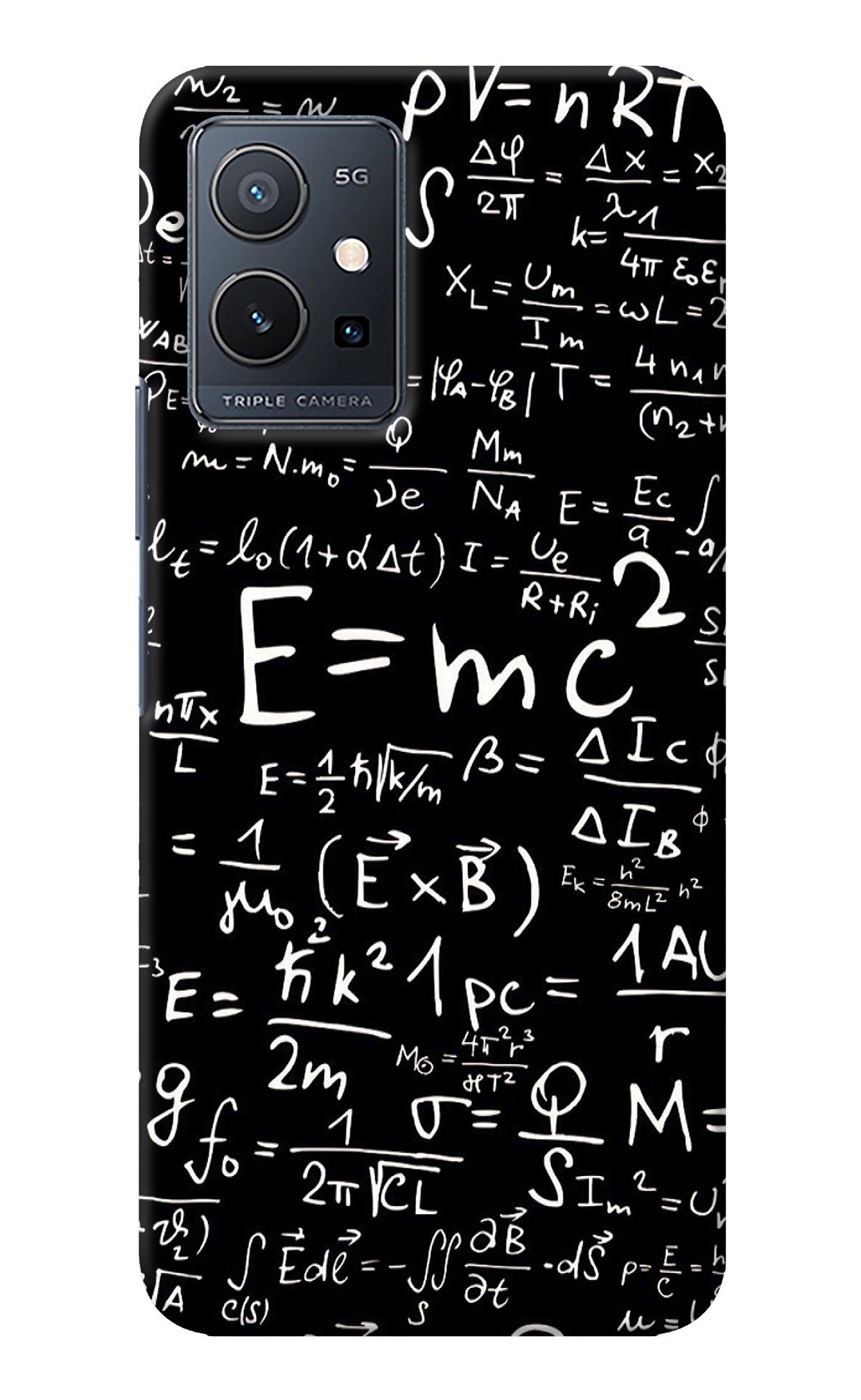 Physics Albert Einstein Formula Vivo Y75 5G/Vivo T1 5G Back Cover