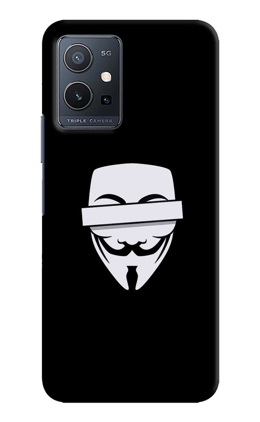 Anonymous Face Vivo Y75 5G/Vivo T1 5G Hard Case Back Cover by Casekaro