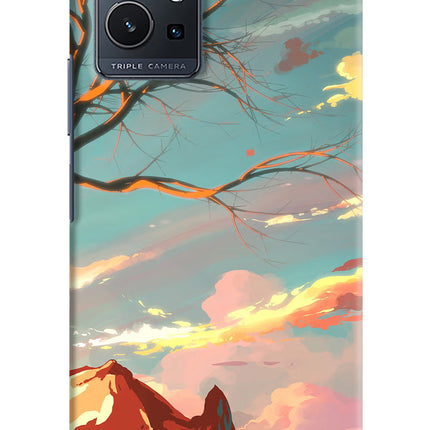 Scenery Vivo Y75 5G/Vivo T1 5G Hard Case Back Cover by Casekaro