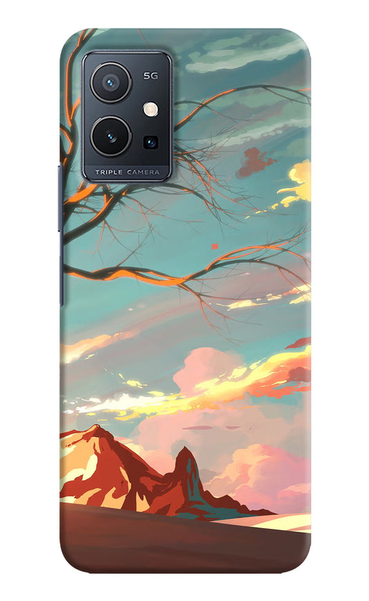 Scenery Vivo Y75 5G/Vivo T1 5G Hard Case Back Cover by Casekaro