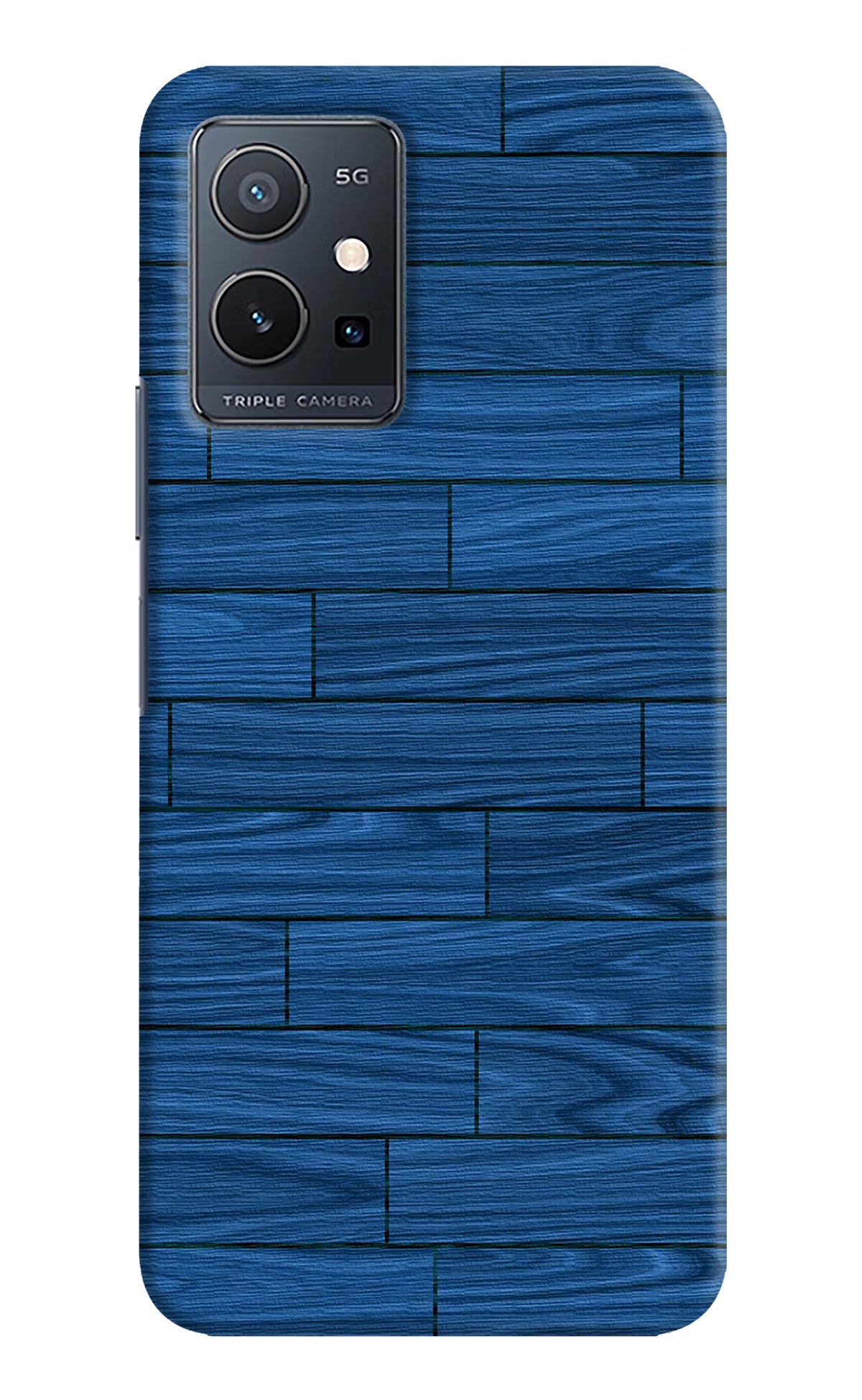 Wooden Texture Vivo Y75 5G/Vivo T1 5G Hard Case Back Cover by Casekaro