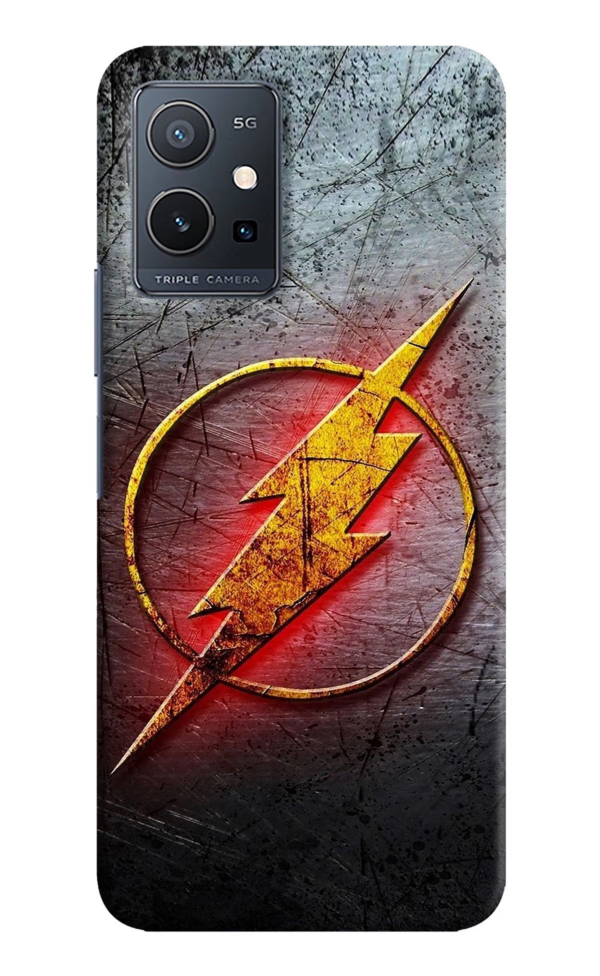 Flash Vivo Y75 5G/Vivo T1 5G Hard Case Back Cover by Casekaro