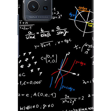 Mathematics Formula Vivo Y75 5G/Vivo T1 5G Hard Case Back Cover by Casekaro