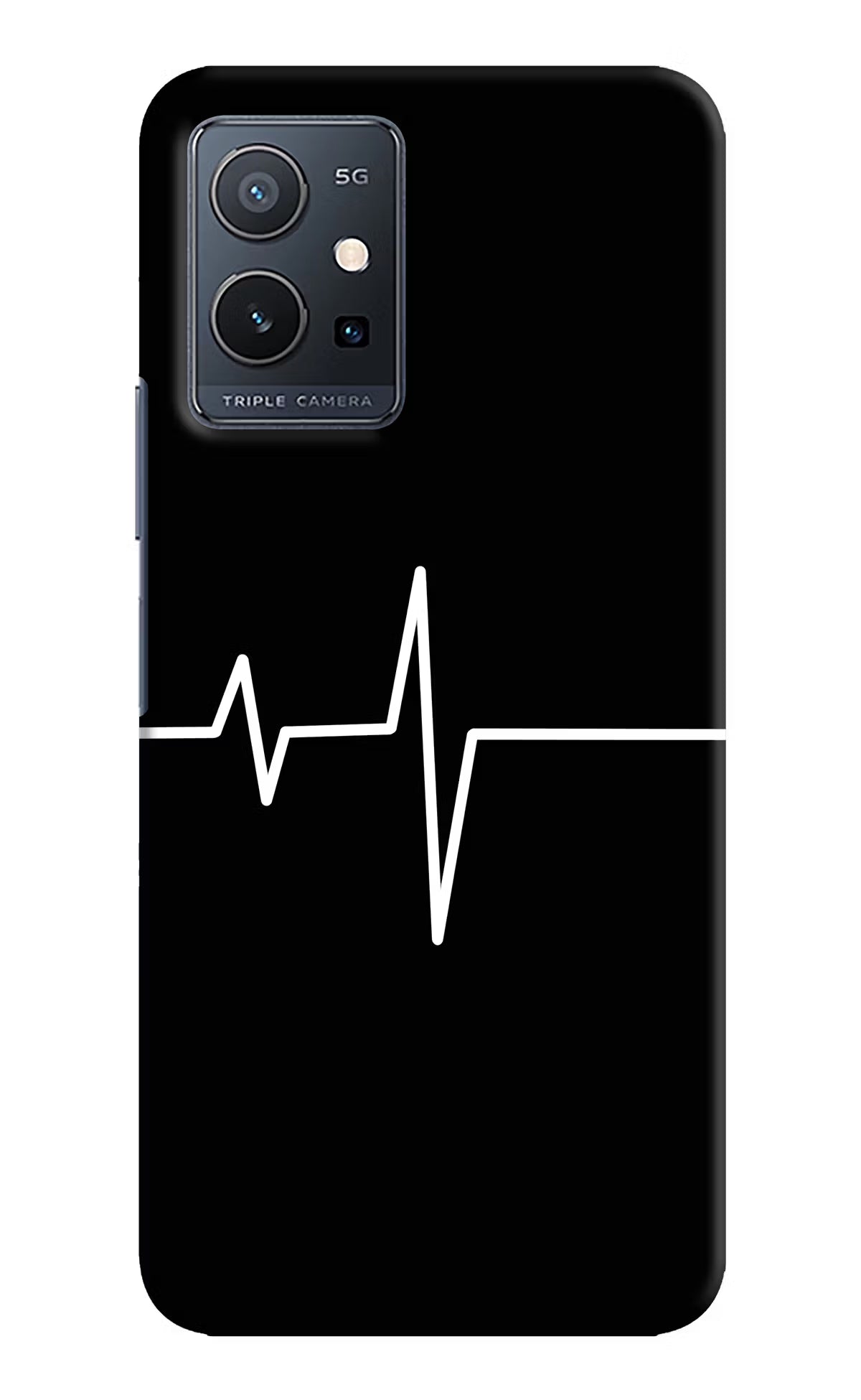 Heart Beats Vivo Y75 5G/Vivo T1 5G Hard Case Back Cover by Casekaro