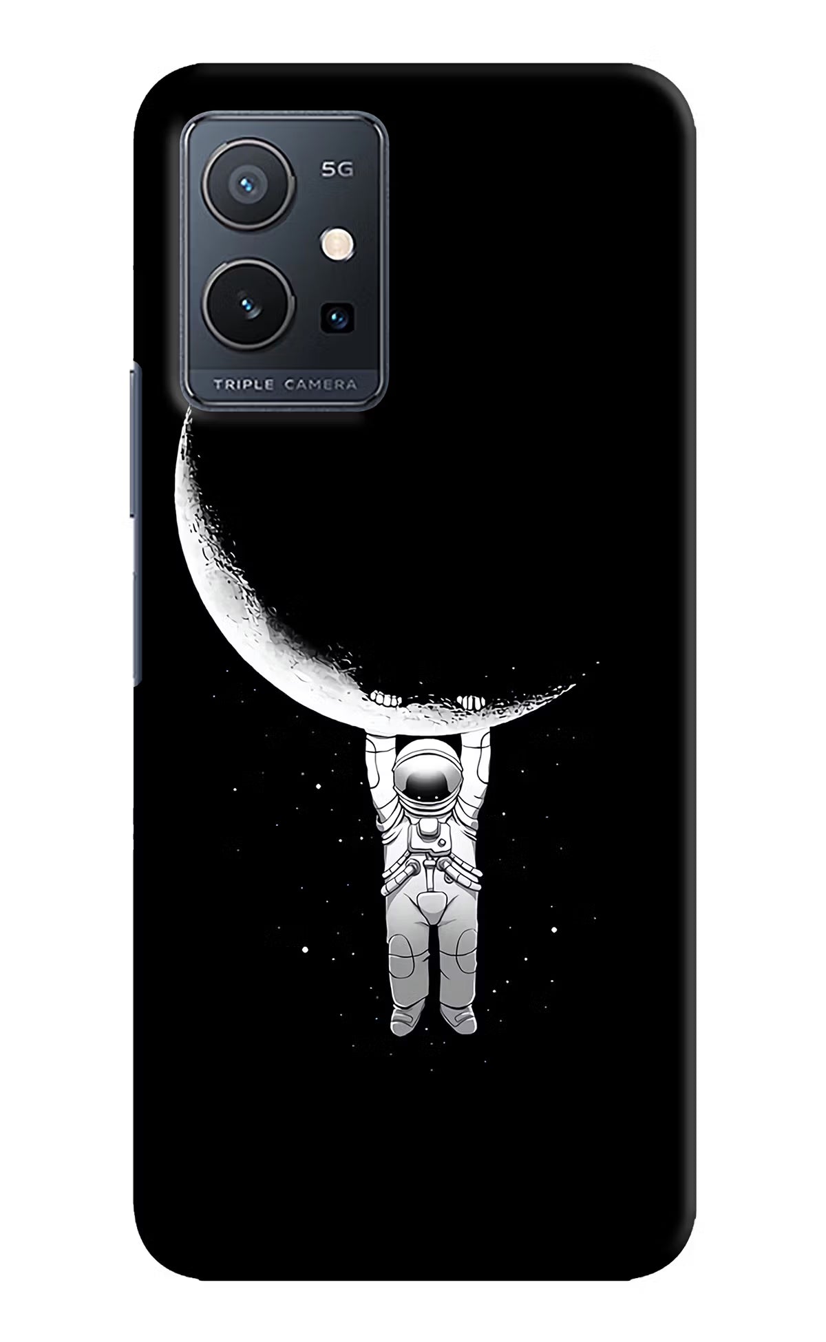 Moon Space Vivo Y75 5G/Vivo T1 5G Hard Case Back Cover by Casekaro