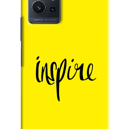 Inspire Vivo Y75 5G/Vivo T1 5G Hard Case Back Cover by Casekaro