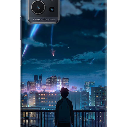 Anime Vivo Y75 5G/Vivo T1 5G Hard Case Back Cover by Casekaro