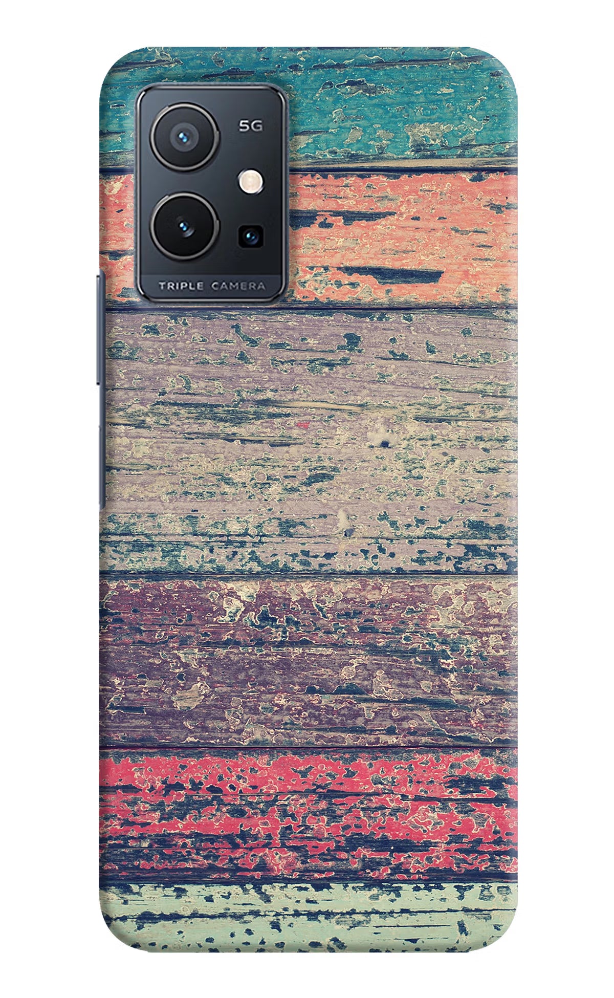 Colourful Wall Vivo Y75 5G/Vivo T1 5G Hard Case Back Cover by Casekaro