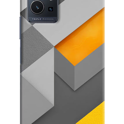 Abstract Vivo Y75 5G/Vivo T1 5G Hard Case Back Cover by Casekaro
