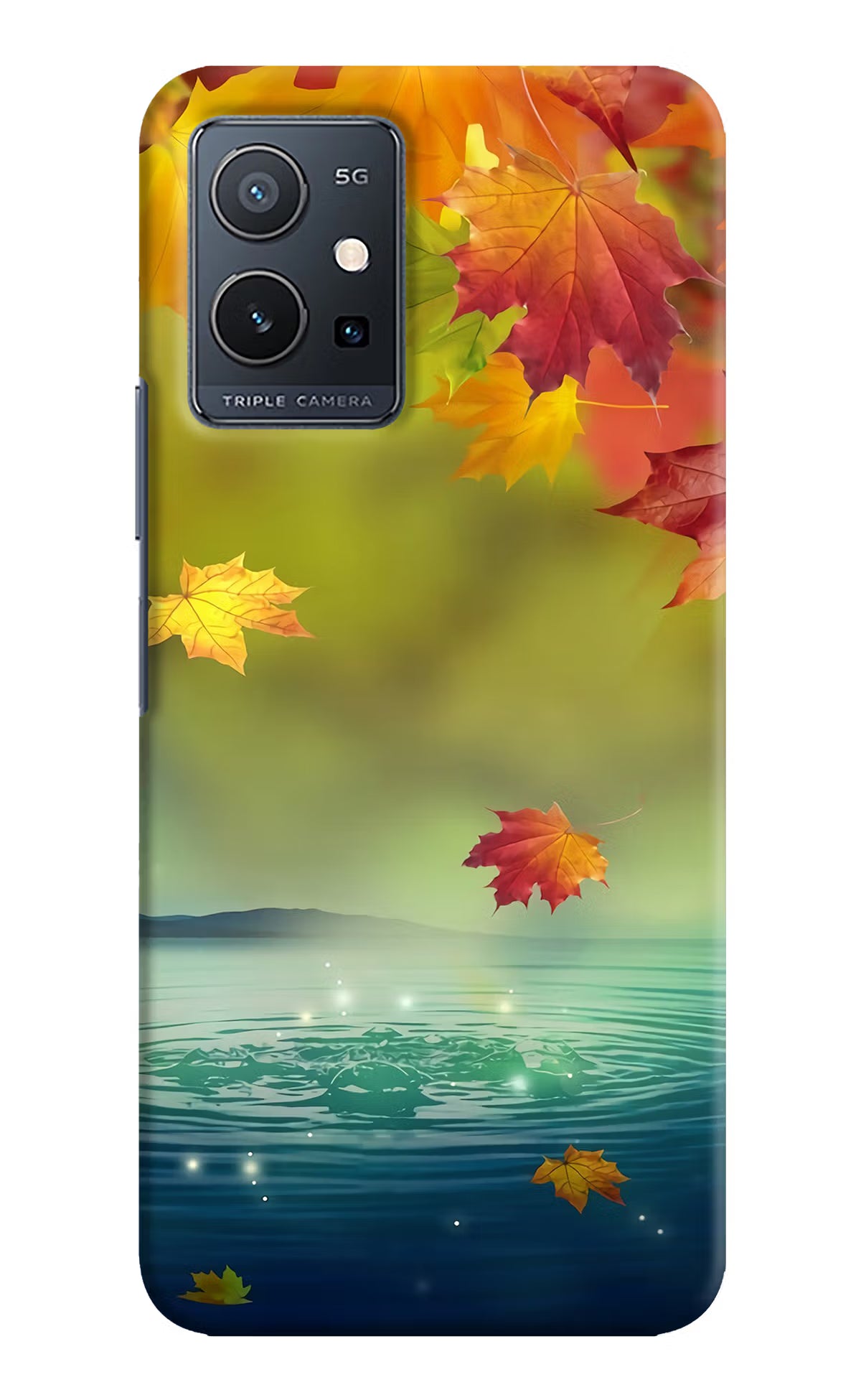 Flowers Vivo Y75 5G/Vivo T1 5G Hard Case Back Cover by Casekaro