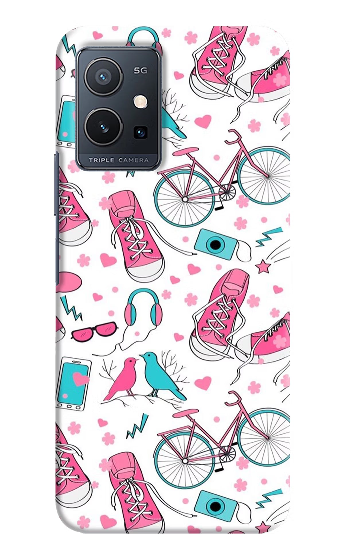 Artwork Vivo Y75 5G/Vivo T1 5G Hard Case Back Cover by Casekaro