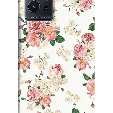 Flowers Vivo Y75 5G/Vivo T1 5G Hard Case Back Cover by Casekaro