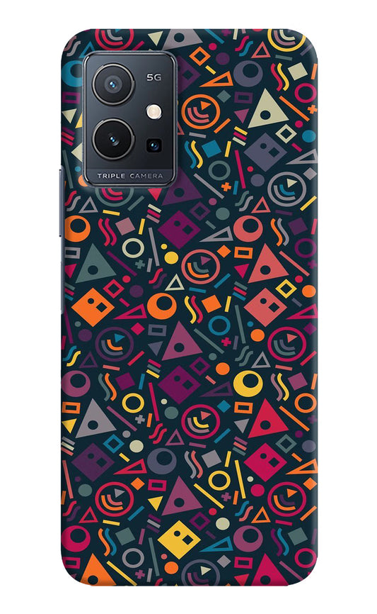 Geometric Abstract Vivo Y75 5G/Vivo T1 5G Hard Case Back Cover by Casekaro