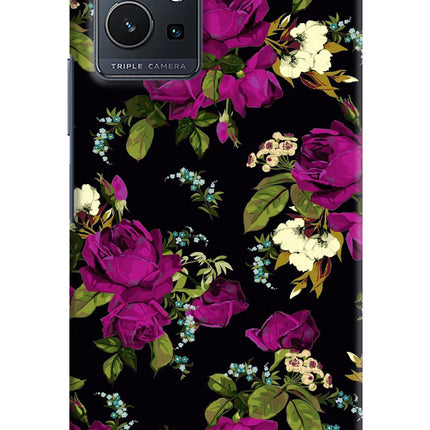 Flowers Vivo Y75 5G/Vivo T1 5G Hard Case Back Cover by Casekaro