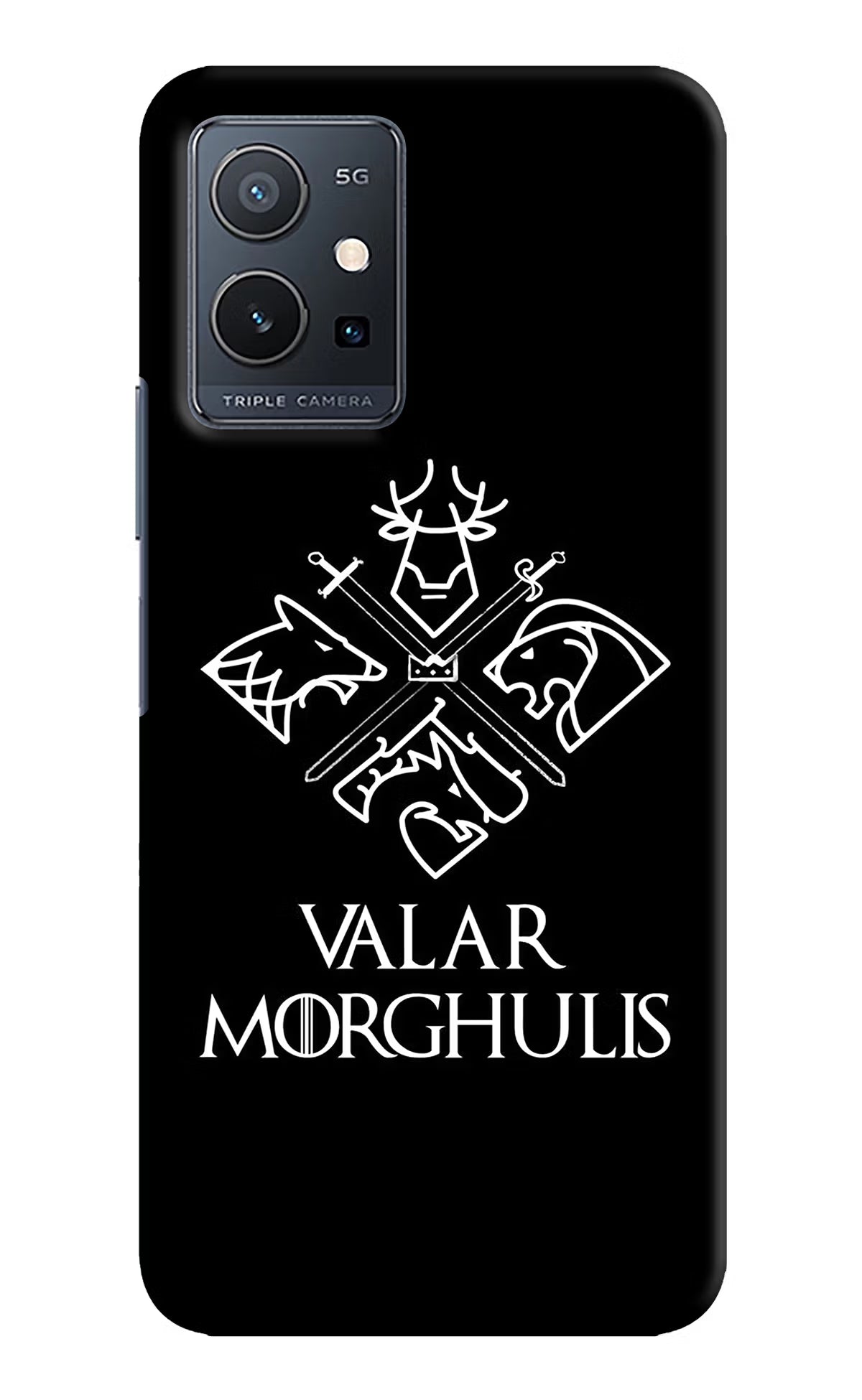Valar Morghulis | Game Of Thrones Vivo Y75 5G/Vivo T1 5G Hard Case Back Cover by Casekaro