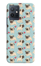 Pug Dog Vivo Y75 5G/Vivo T1 5G Hard Case Back Cover by Casekaro