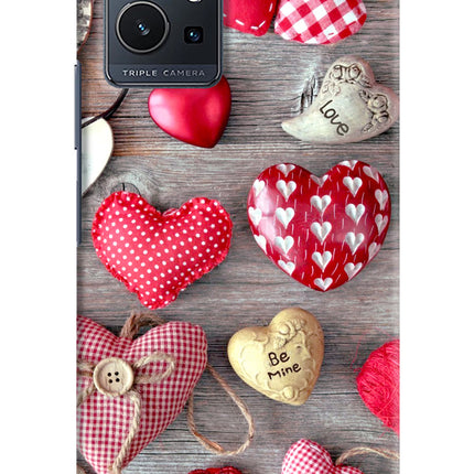 Love Wallpaper Vivo Y75 5G/Vivo T1 5G Hard Case Back Cover by Casekaro