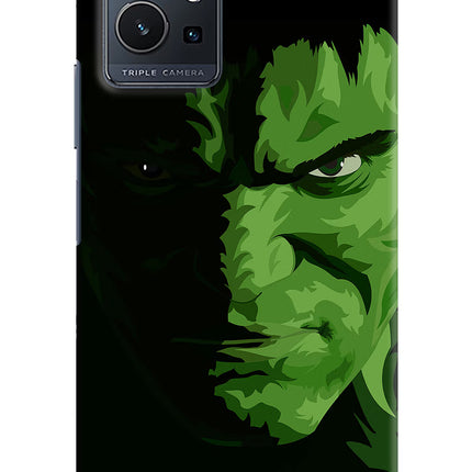 HULK Vivo Y75 5G/Vivo T1 5G Hard Case Back Cover by Casekaro
