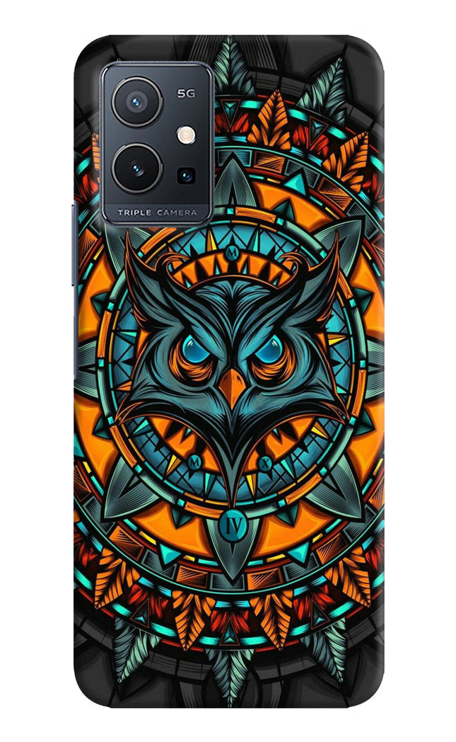 Angry Owl Art Vivo Y75 5G/Vivo T1 5G Hard Case Back Cover by Casekaro