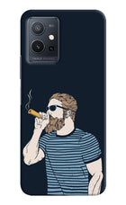 Smoking Vivo Y75 5G/Vivo T1 5G Hard Case Back Cover by Casekaro