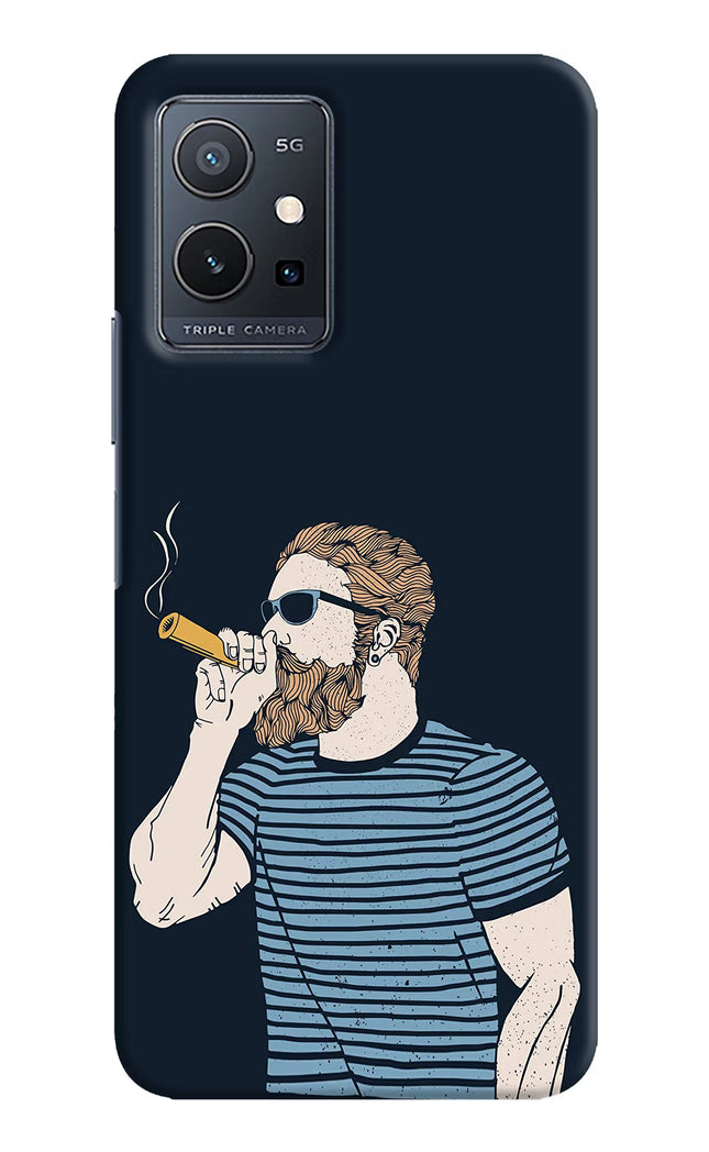Smoking Vivo Y75 5G/Vivo T1 5G Hard Case Back Cover by Casekaro