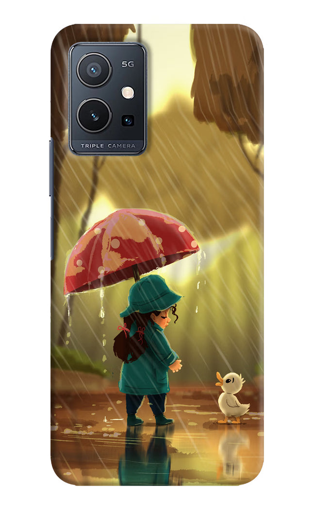 Rainy Day Vivo Y75 5G/Vivo T1 5G Hard Case Back Cover by Casekaro