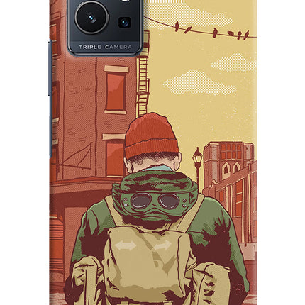 Adventurous Vivo Y75 5G/Vivo T1 5G Hard Case Back Cover by Casekaro