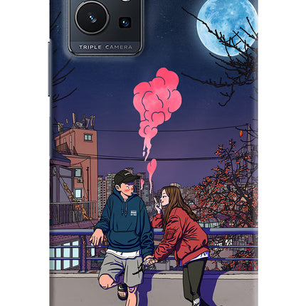 Chilling Couple Vivo Y75 5G/Vivo T1 5G Hard Case Back Cover by Casekaro