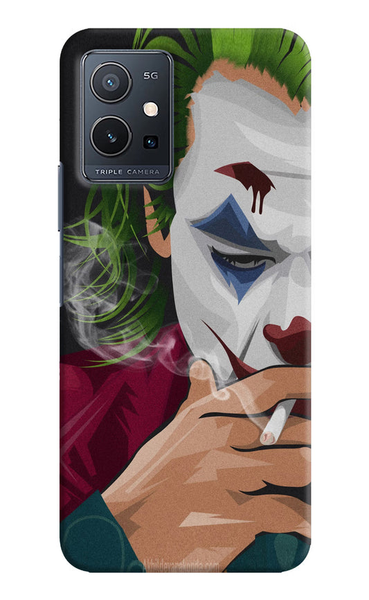 Joker Smoking Vivo Y75 5G/Vivo T1 5G Hard Case Back Cover by Casekaro