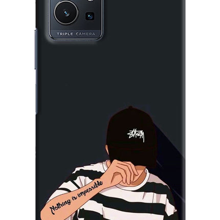Aesthetic Boy Vivo Y75 5G/Vivo T1 5G Hard Case Back Cover by Casekaro
