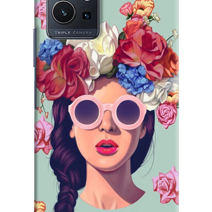 Pretty Girl Vivo Y75 5G/Vivo T1 5G Hard Case Back Cover by Casekaro