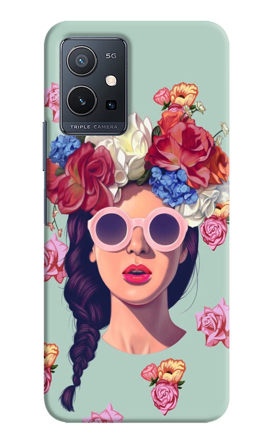 Pretty Girl Vivo Y75 5G/Vivo T1 5G Hard Case Back Cover by Casekaro