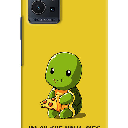 I'm on Ninja Diet Vivo Y75 5G/Vivo T1 5G Hard Case Back Cover by Casekaro