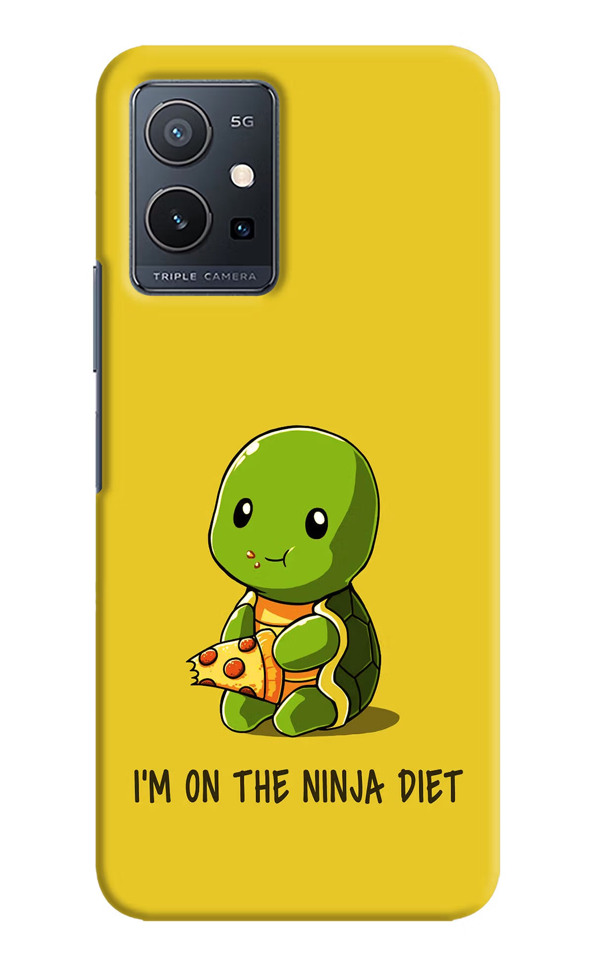 I'm on Ninja Diet Vivo Y75 5G/Vivo T1 5G Hard Case Back Cover by Casekaro