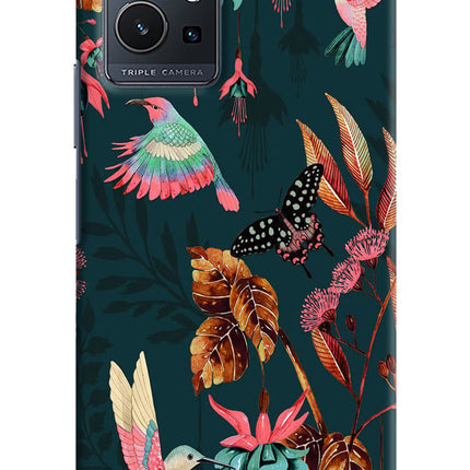 Birds Vivo Y75 5G/Vivo T1 5G Hard Case Back Cover by Casekaro