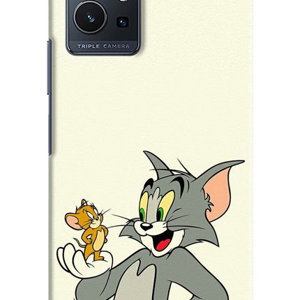 Tom & Jerry Vivo Y75 5G/Vivo T1 5G Hard Case Back Cover by Casekaro