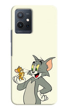 Tom & Jerry Vivo Y75 5G/Vivo T1 5G Hard Case Back Cover by Casekaro