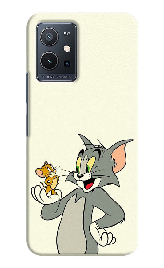 Tom & Jerry Vivo Y75 5G/Vivo T1 5G Hard Case Back Cover by Casekaro
