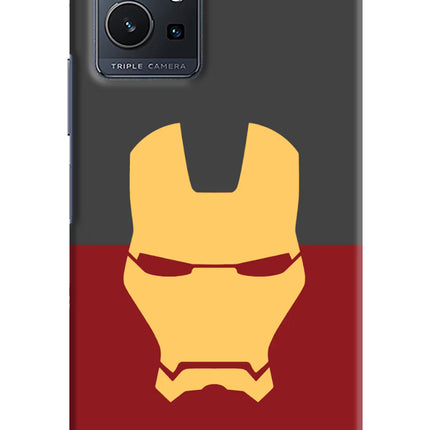 Ironman Vivo Y75 5G/Vivo T1 5G Hard Case Back Cover by Casekaro