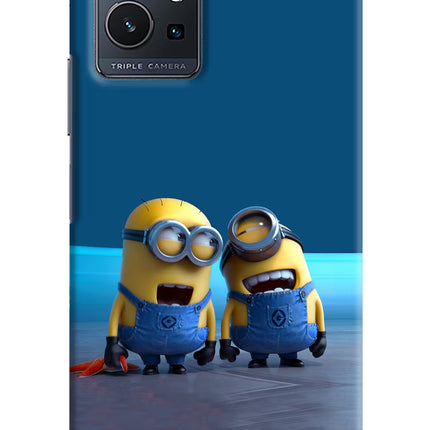 Minion Laughing Vivo Y75 5G/Vivo T1 5G Hard Case Back Cover by Casekaro