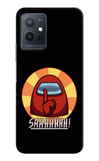 Among Us Shhh! Vivo Y75 5G/Vivo T1 5G Hard Case Back Cover by Casekaro