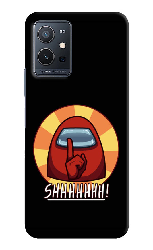 Among Us Shhh! Vivo Y75 5G/Vivo T1 5G Hard Case Back Cover by Casekaro