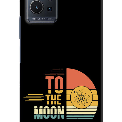 To the Moon Vivo Y75 5G/Vivo T1 5G Hard Case Back Cover by Casekaro