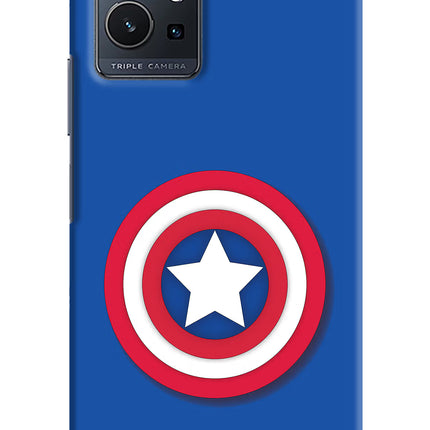 Shield Vivo Y75 5G/Vivo T1 5G Hard Case Back Cover by Casekaro