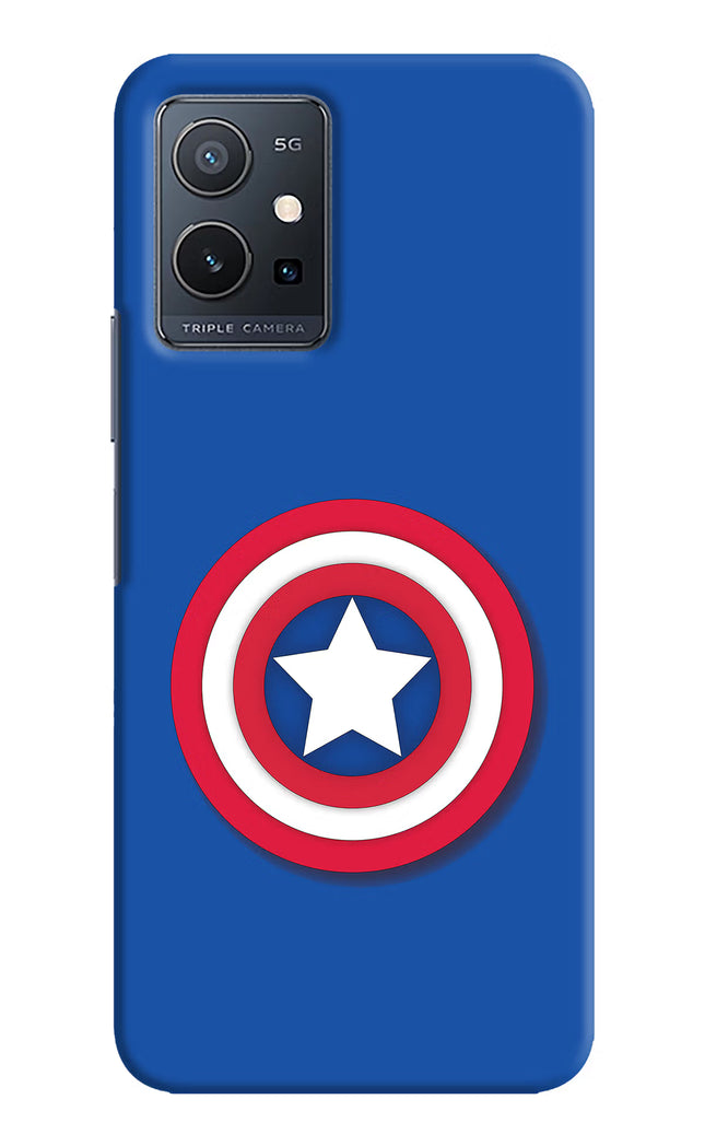 Shield Vivo Y75 5G/Vivo T1 5G Hard Case Back Cover by Casekaro
