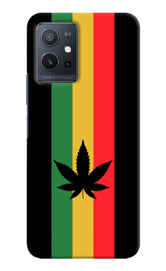 Weed Flag Vivo Y75 5G/Vivo T1 5G Hard Case Back Cover by Casekaro